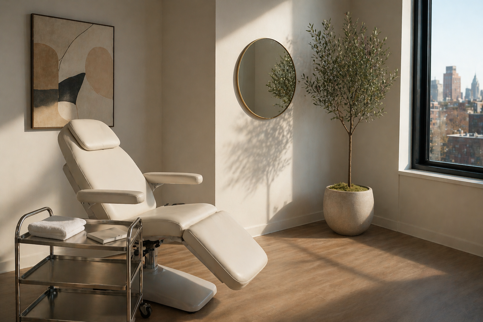 Black woman receiving a Botox consultation at a Detroit med spa