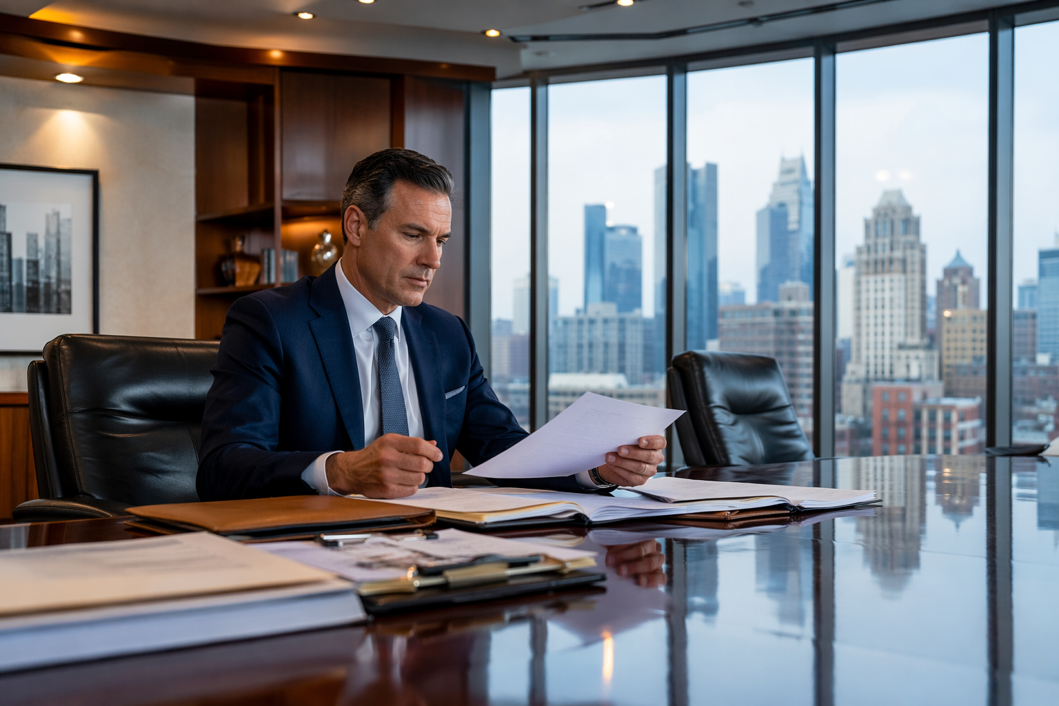 Detroit med spa client reviewing before-and-after treatment photos on a tablet during consultation