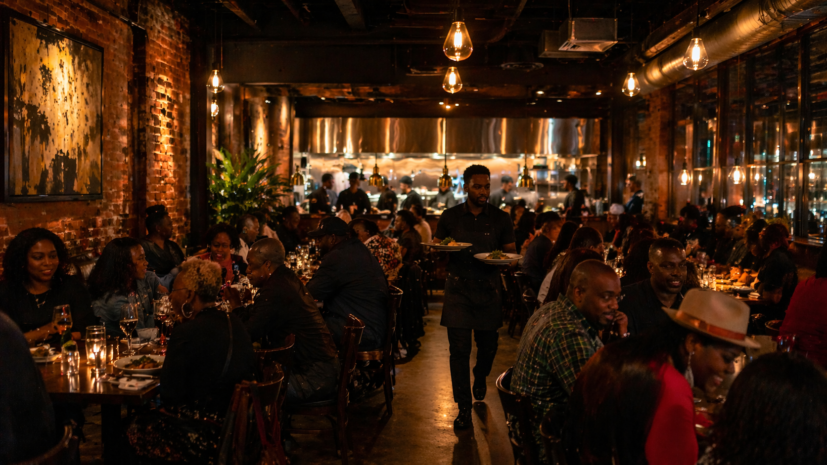 Detroit homeowner on smartphone urgently searching for an emergency plumber late at night, standing in a kitchen near a leaking sink